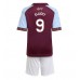 Aston Villa Harvey Elliott #9 Hjemmedraktsett Barn 2025-26 Korte ermer (+ Korte bukser)
